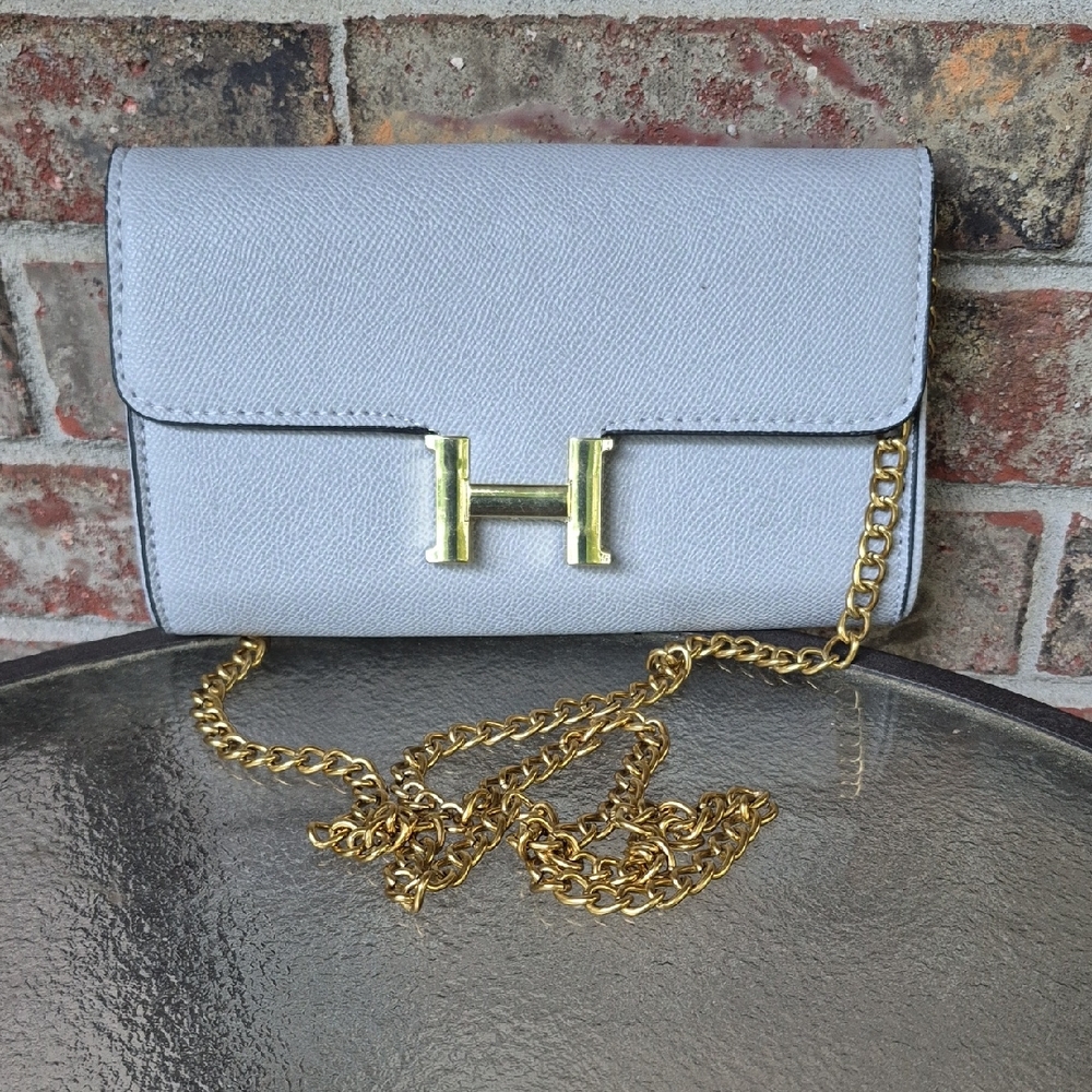 Gray Clutch/Crossbody